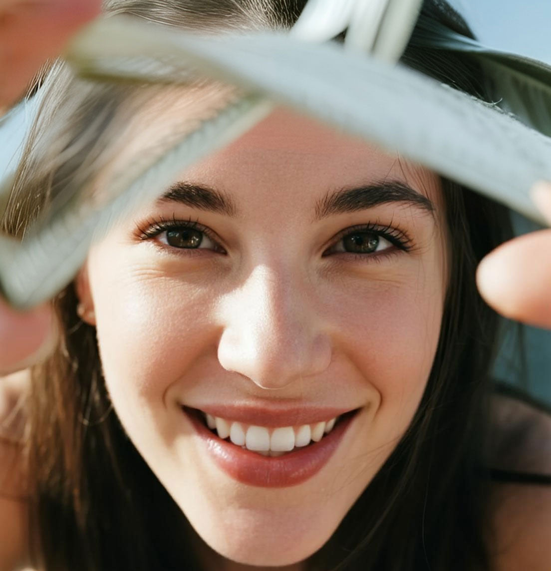 Natural wispy lashes for subtle everyday look