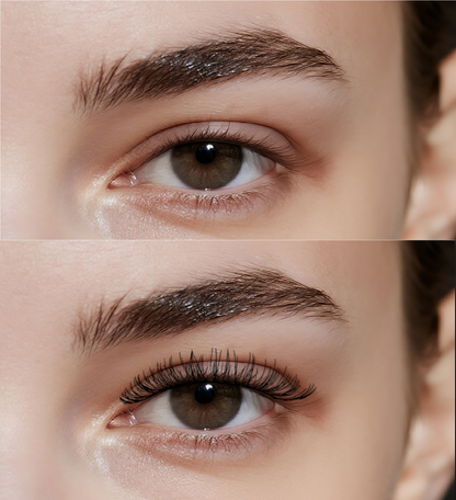 LCHEER Beauty Graceful Arc Natural Strip Lashes – 6 Pairs Lightweight Reusable False Eyelashes (6mm–12mm Soft Glam Look)